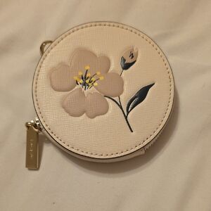 Kate Spade Floral Cream Coin Purse